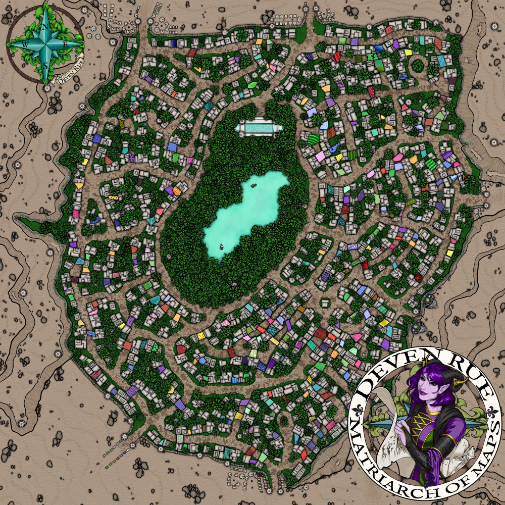 Arradyn City VTT Map Pack