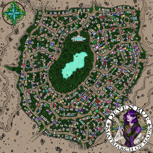 Arradyn City VTT Map Pack