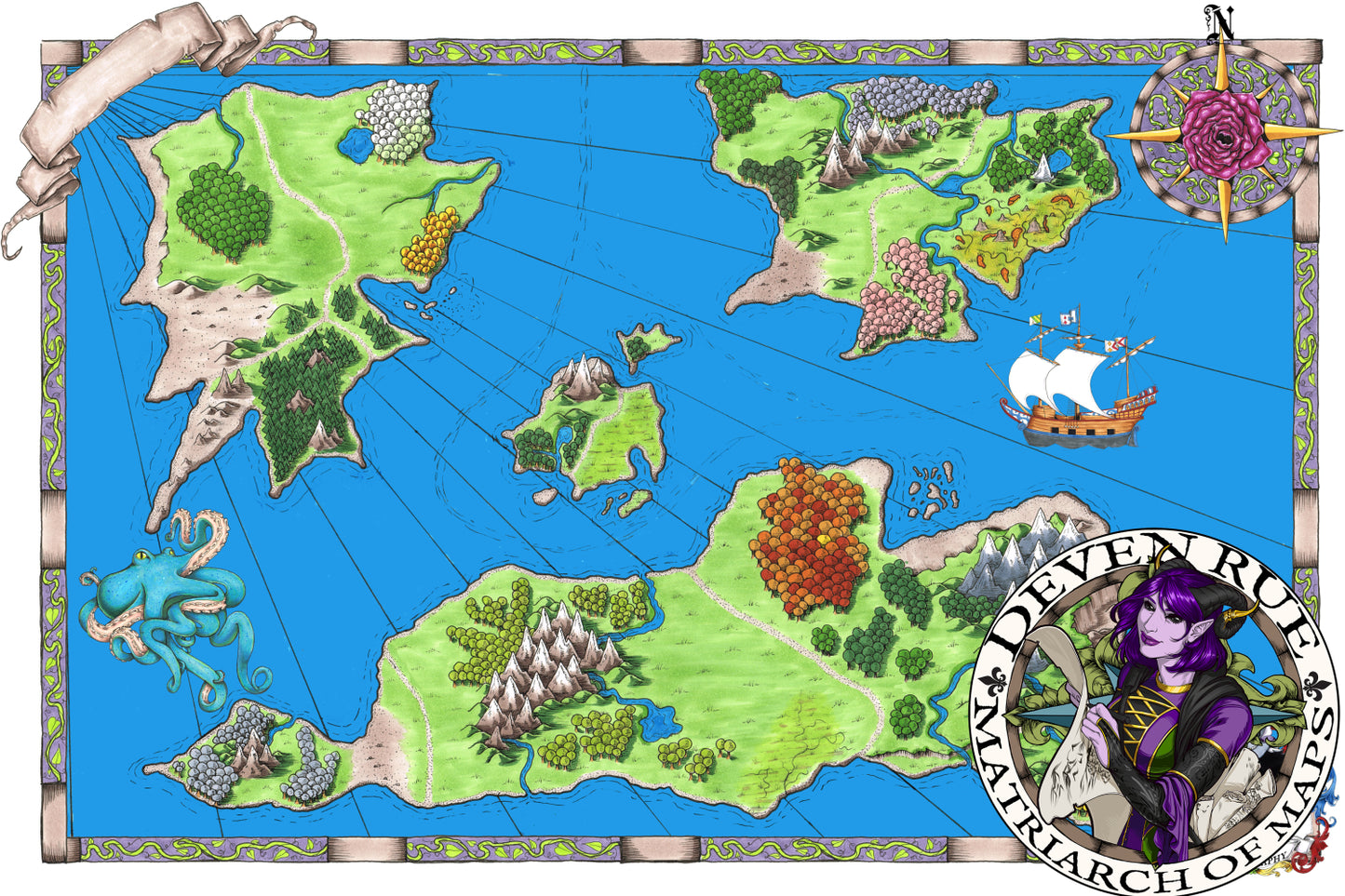 Dascapus World Map