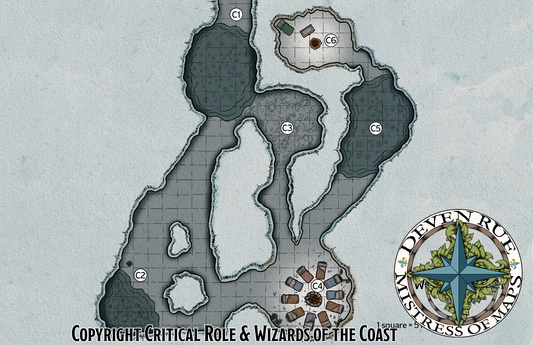 Croaker Cave Map
