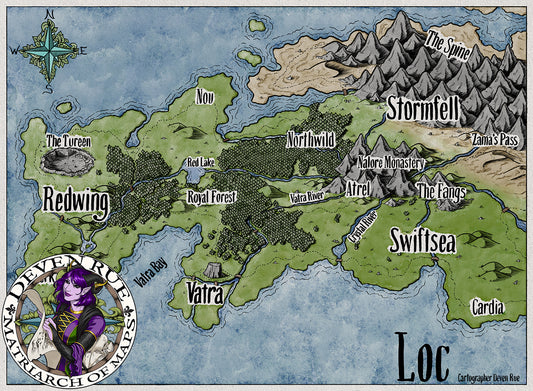 Dragonfall's Loc VTT Map