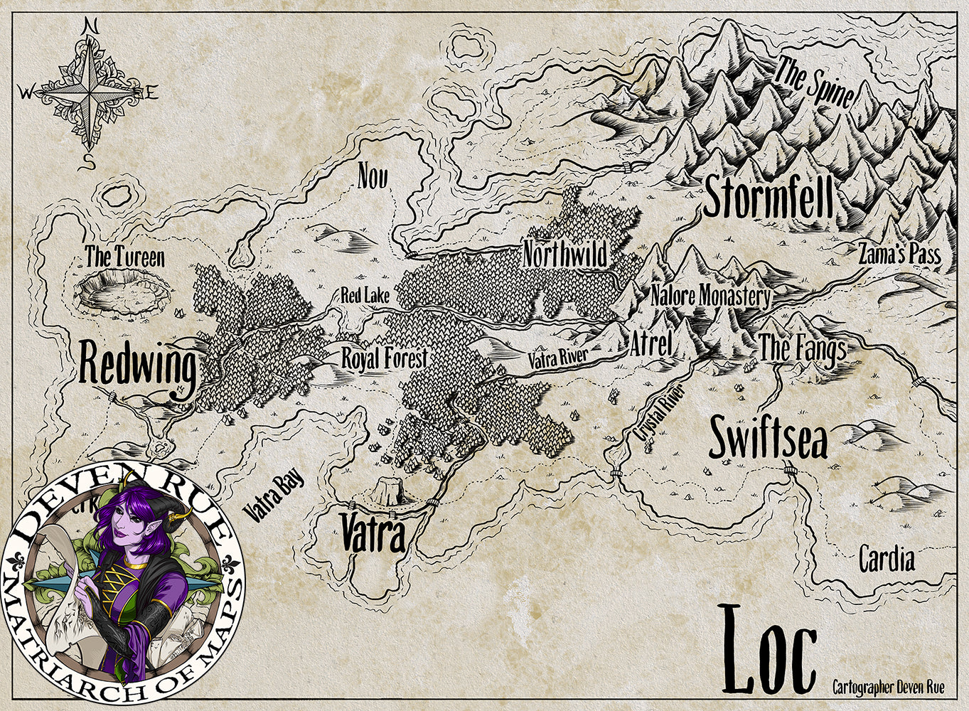 Dragonfall's Loc VTT Map