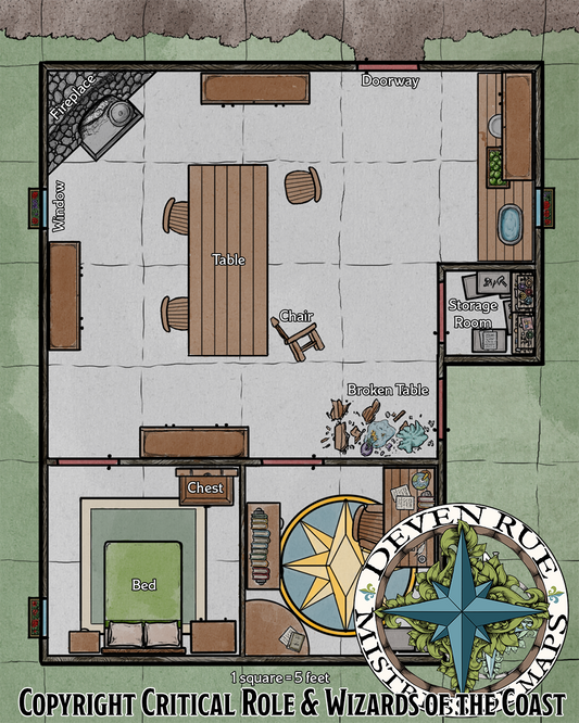 Nima Cinnarid's House Map