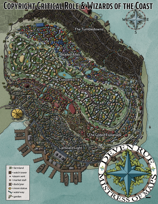 Port Damali Map