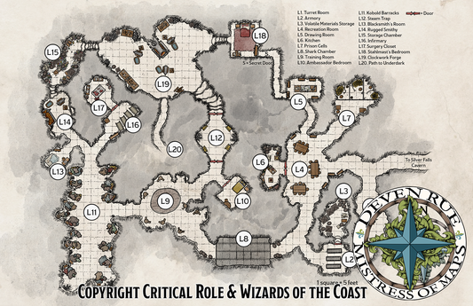 Stahlmast's Lair Map