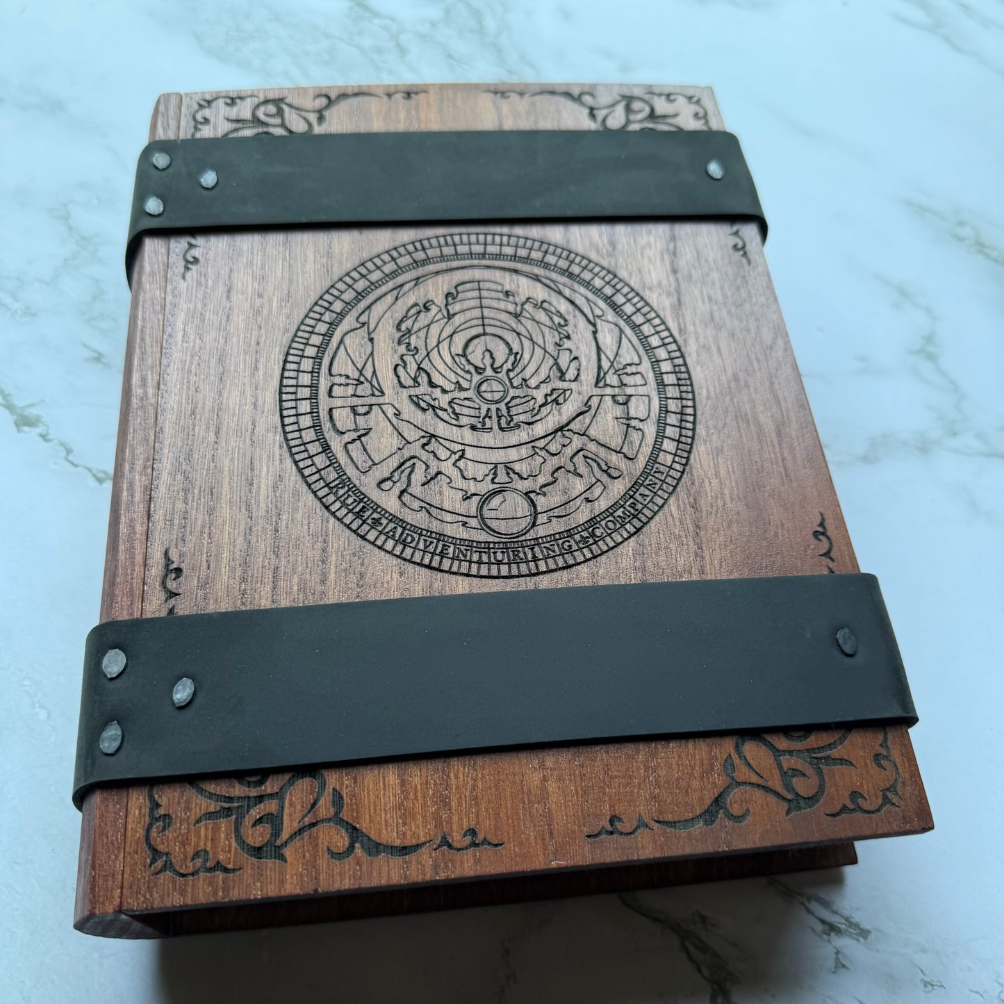 Astrolabe Dice Book Box - Cherry