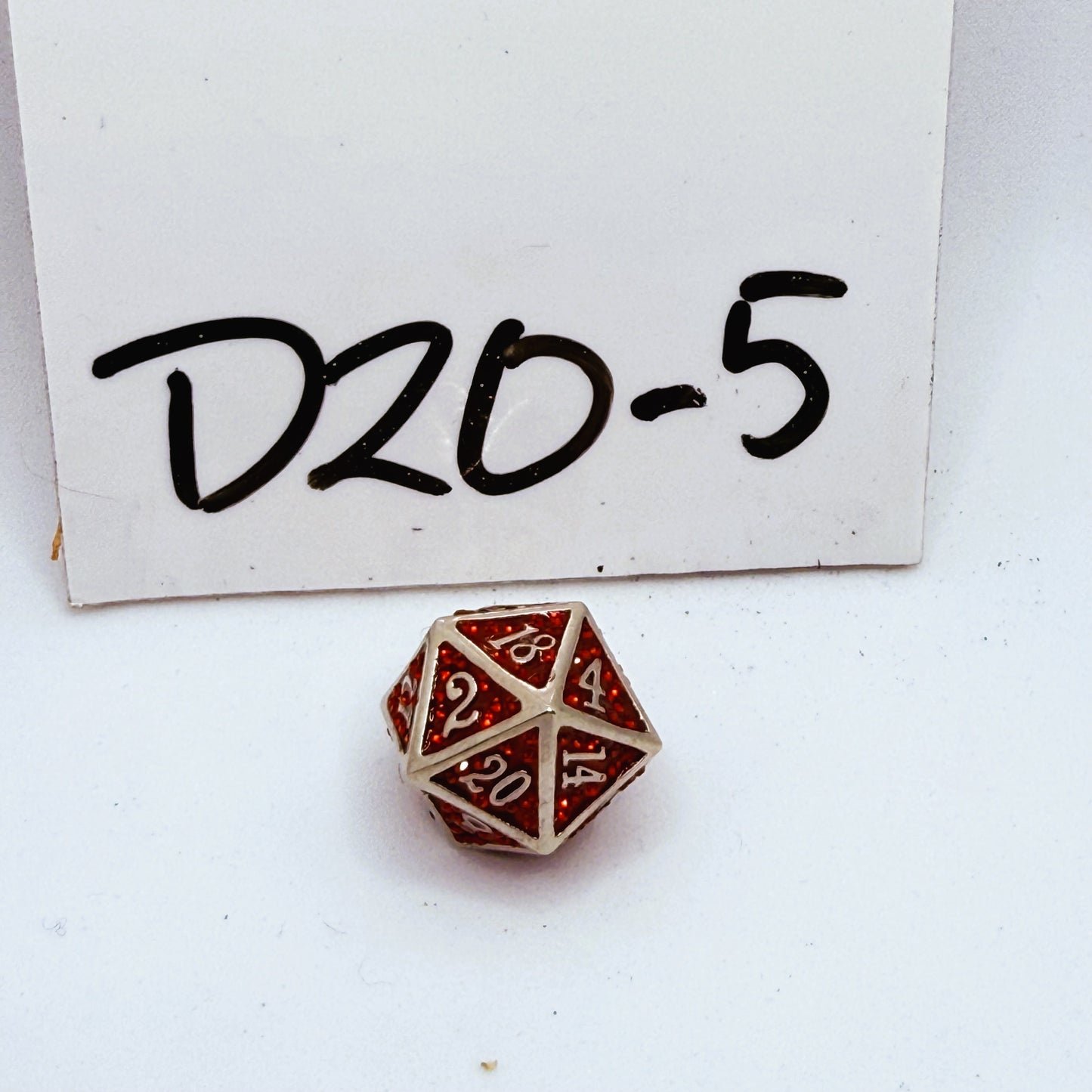 D20-5 D&D Swarovski Crystal Christmas D20