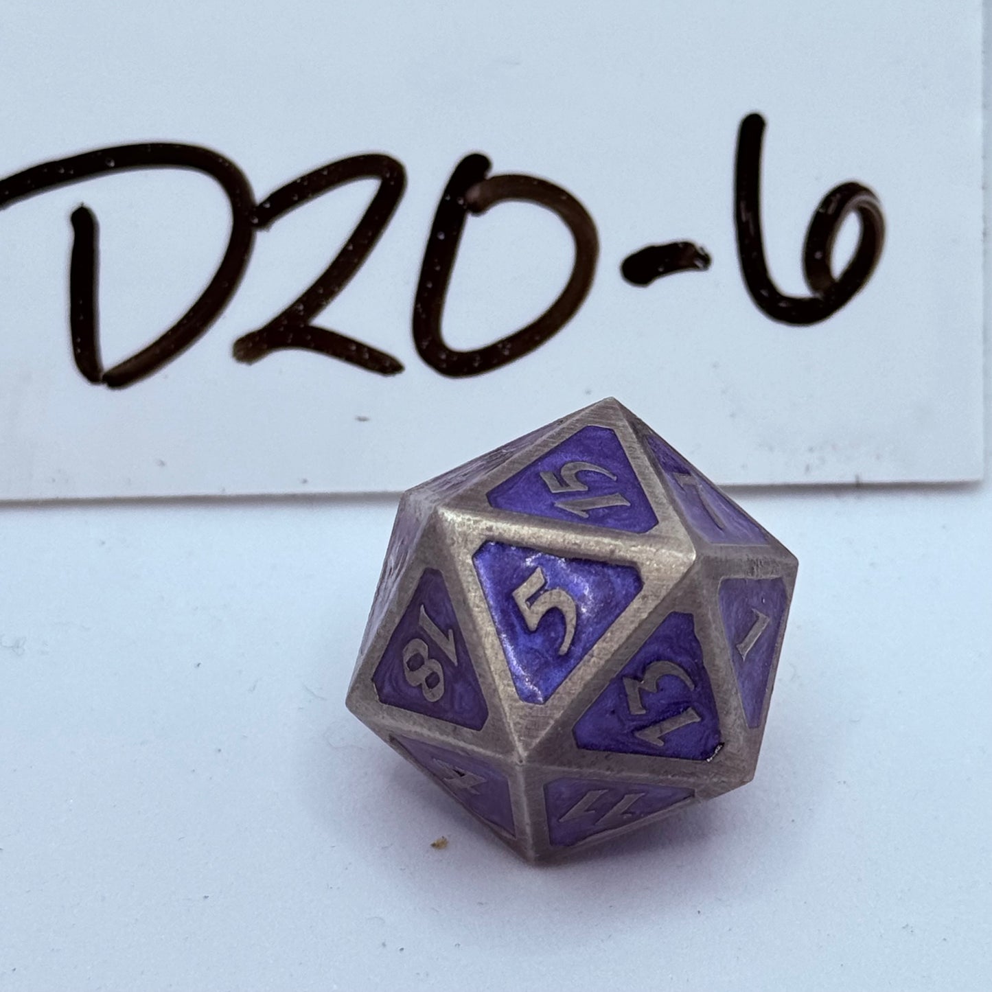 D20-6 Oversized Metal D20