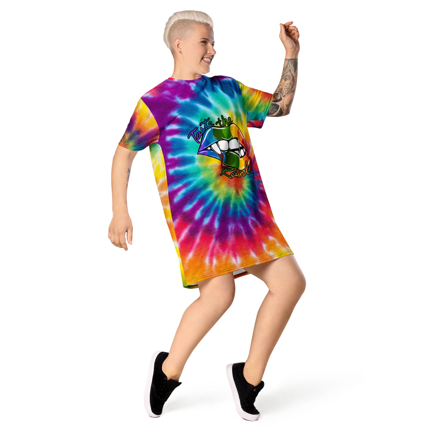 Taste the Rainbow Tee Dress