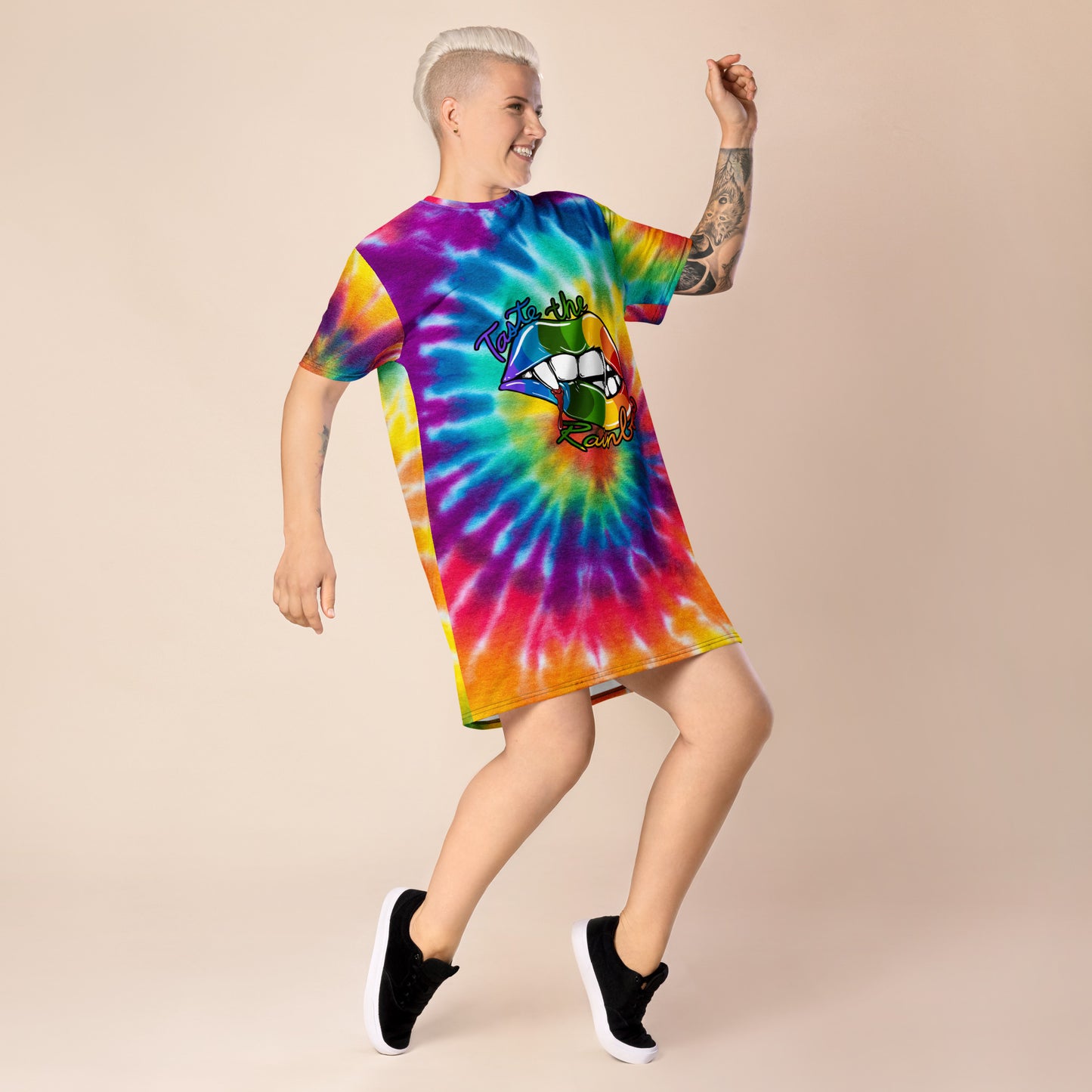 Taste the Rainbow Tee Dress
