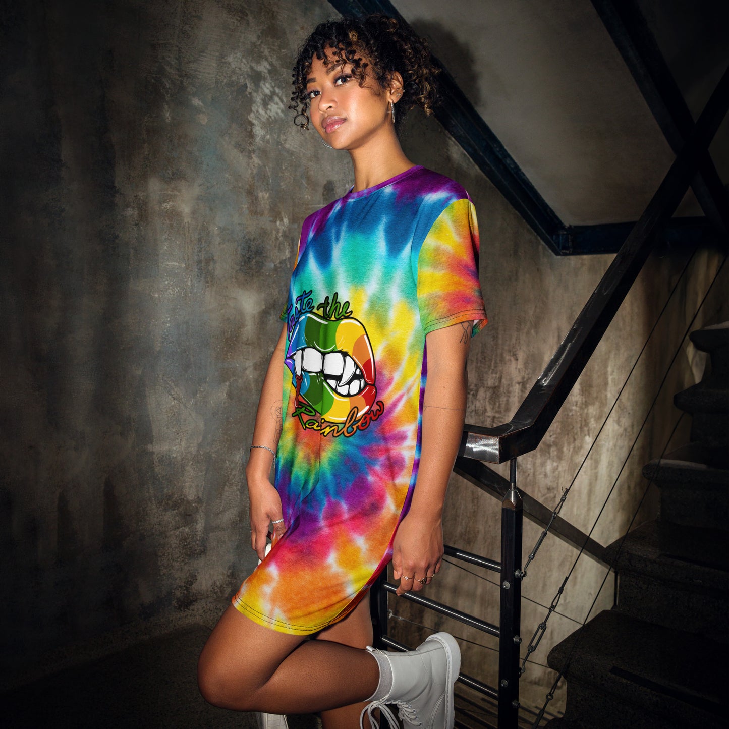 Taste the Rainbow Tee Dress
