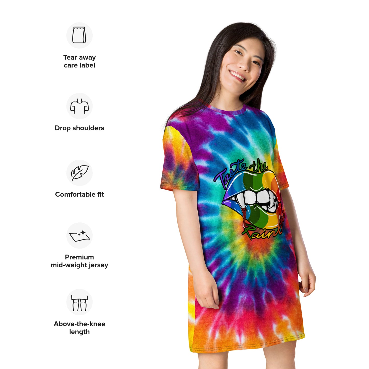 Taste the Rainbow Tee Dress