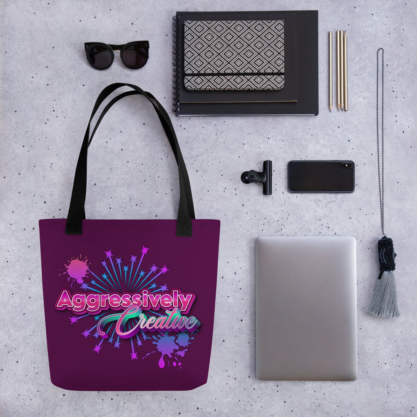 Aggressively Creative Tote Bag