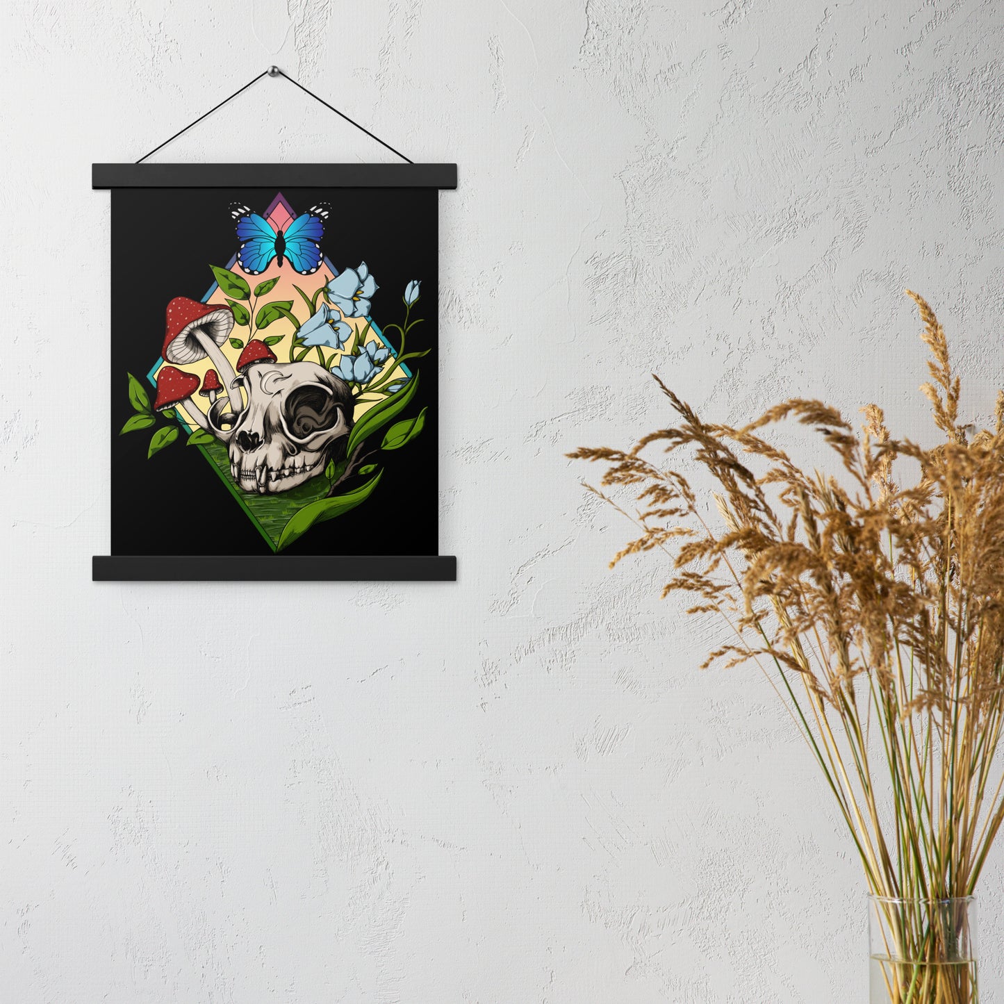 A Familiar Garden Poster with Hanger