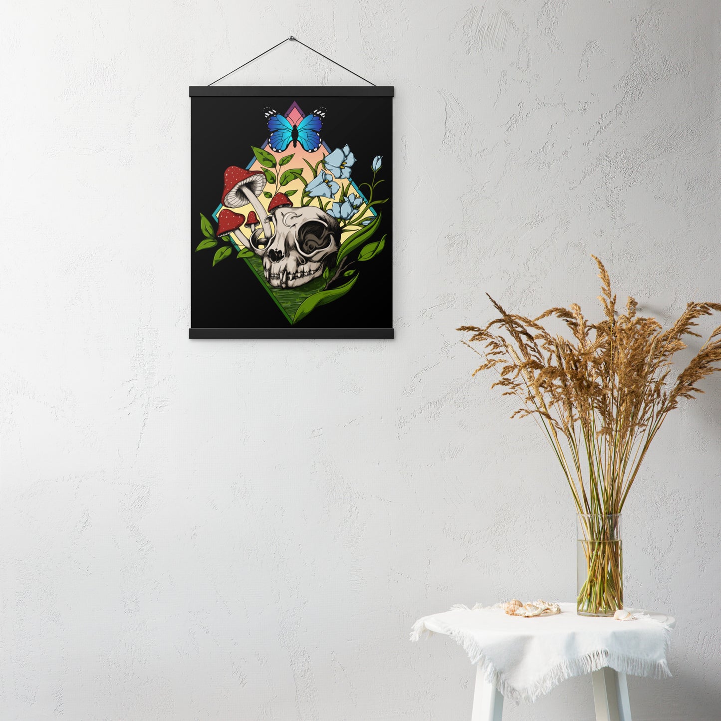 A Familiar Garden Poster with Hanger