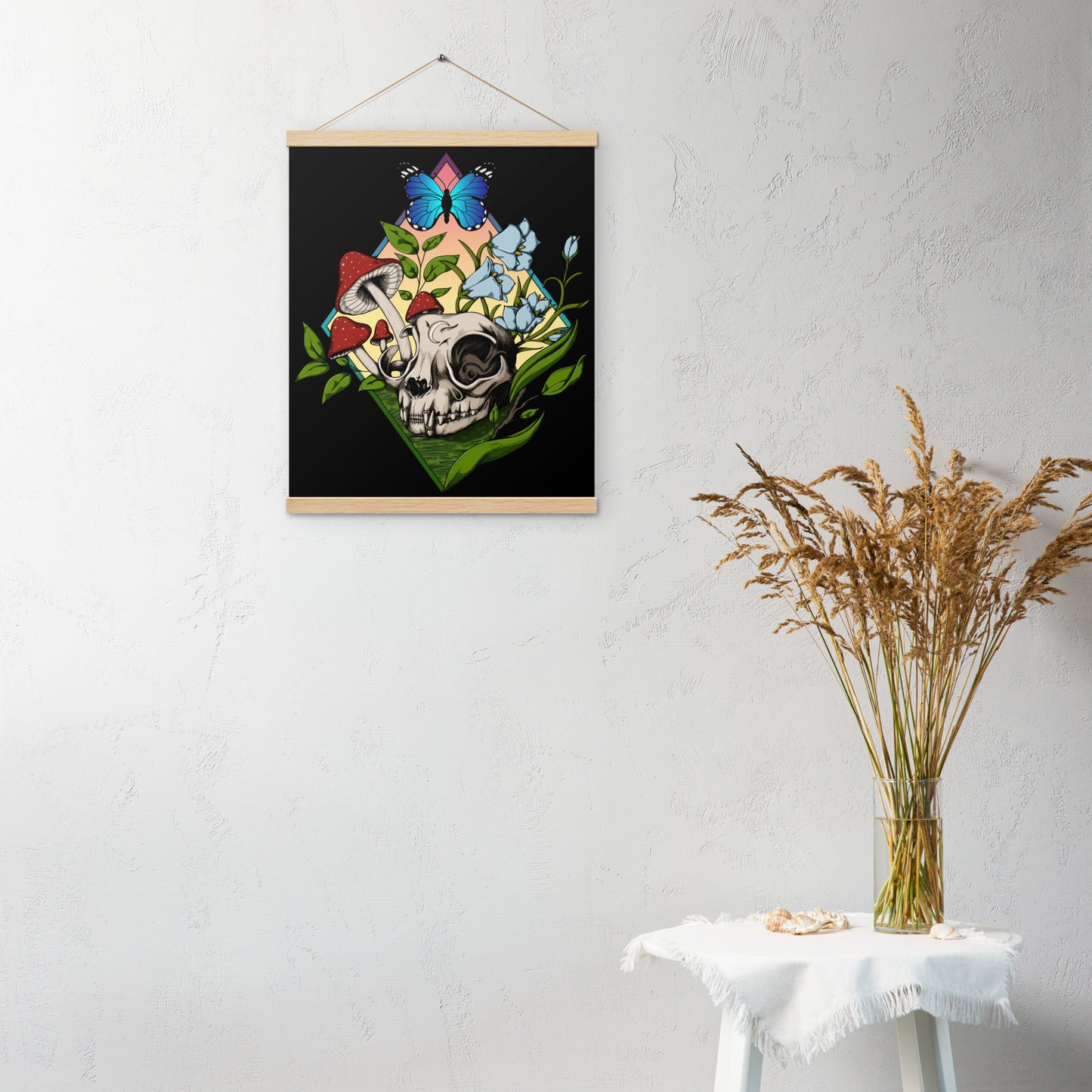 A Familiar Garden Poster with Hanger