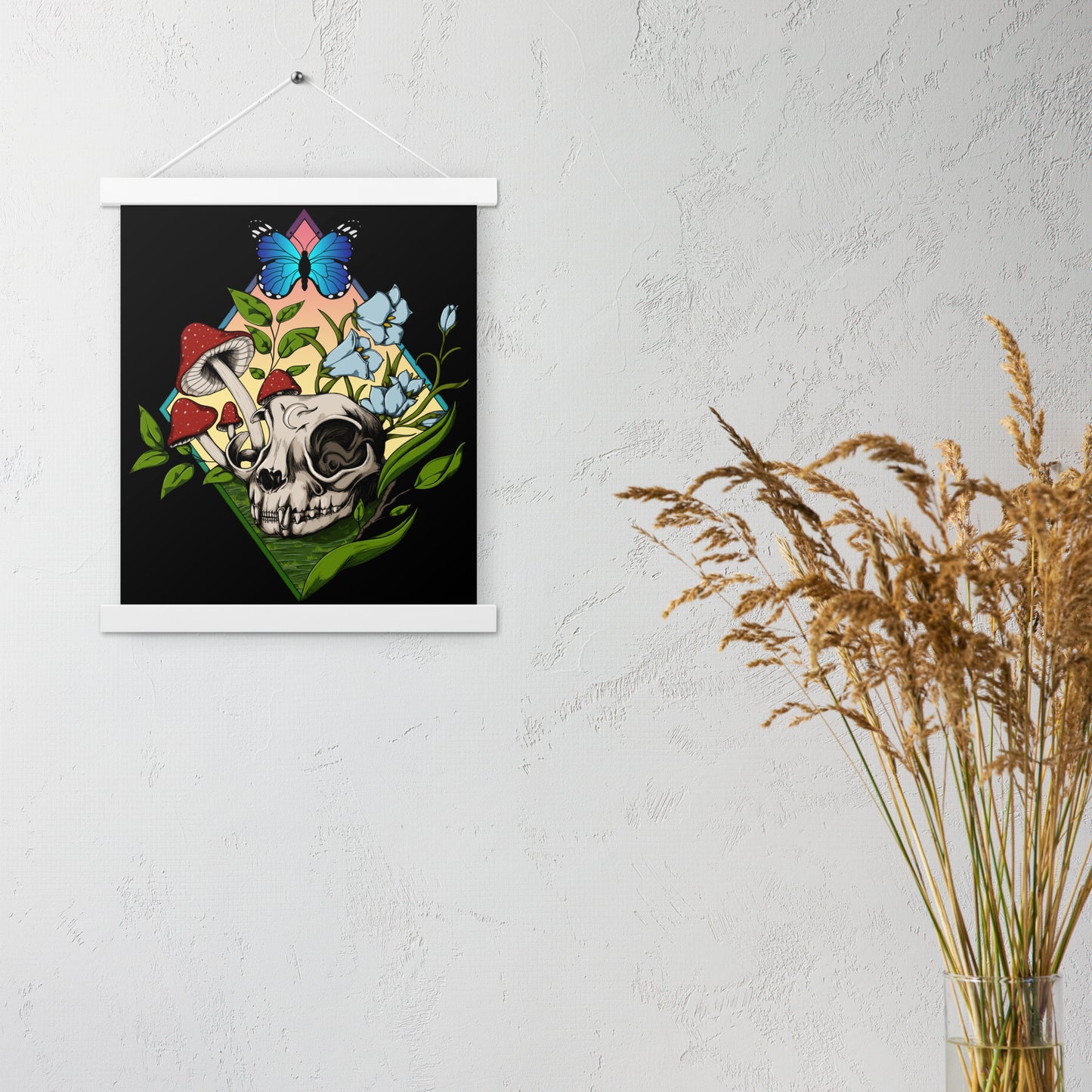 A Familiar Garden Poster with Hanger