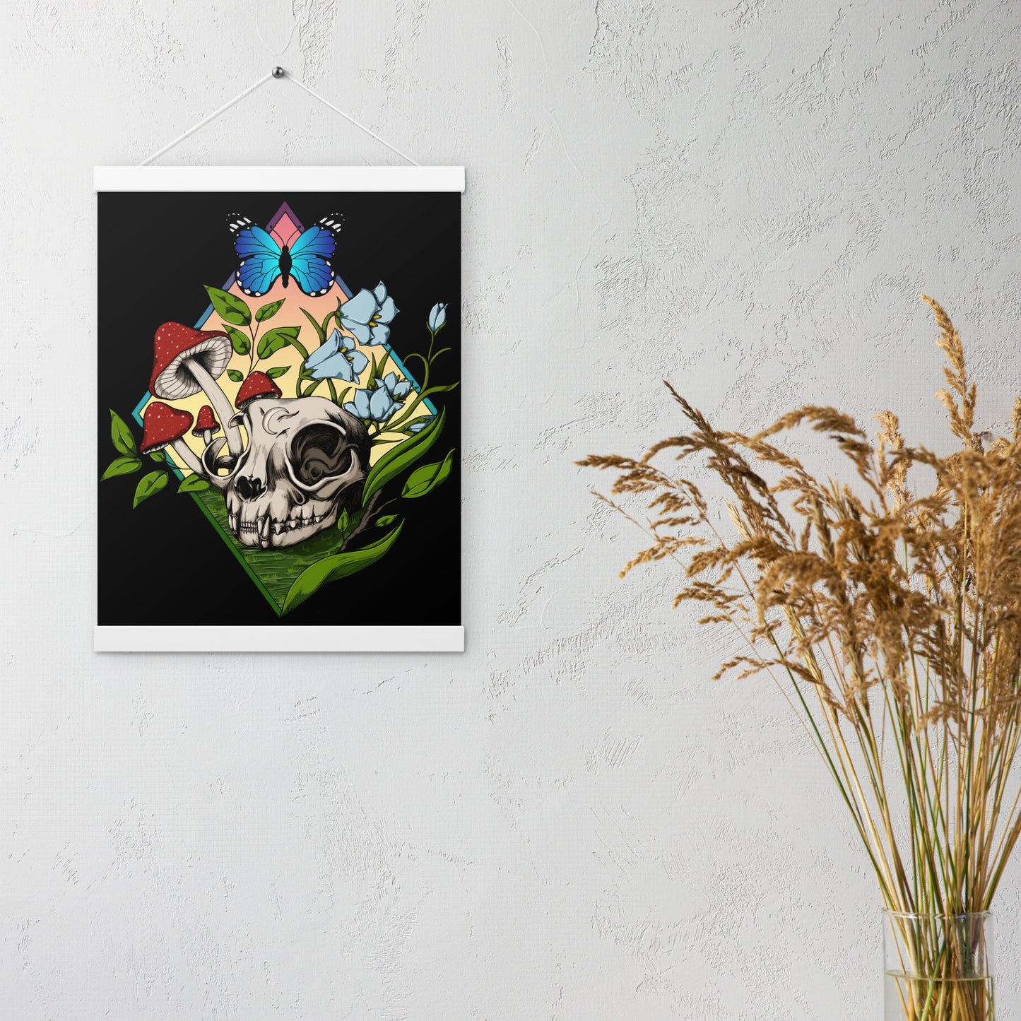 A Familiar Garden Poster with Hanger