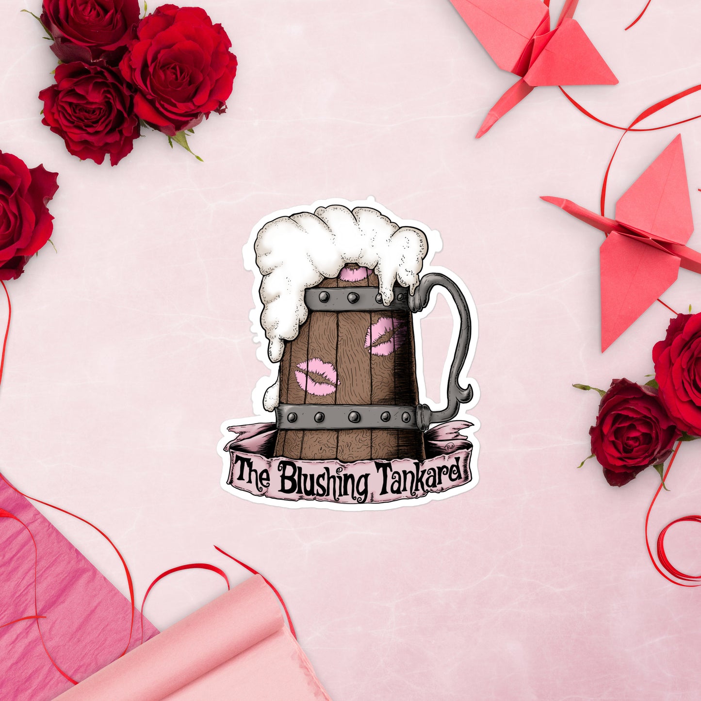 The Blushing Tankard Stickers
