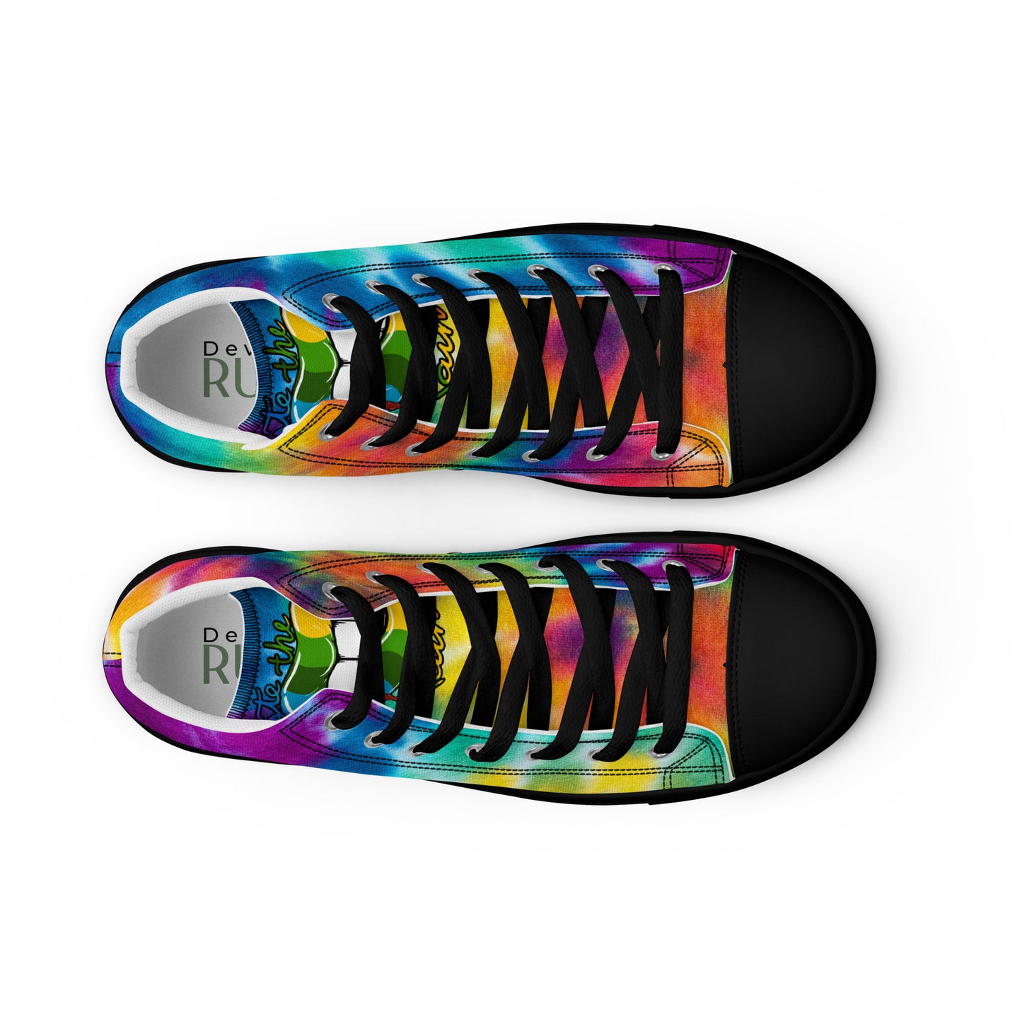 Taste the Rainbow Wide High Top Shoes