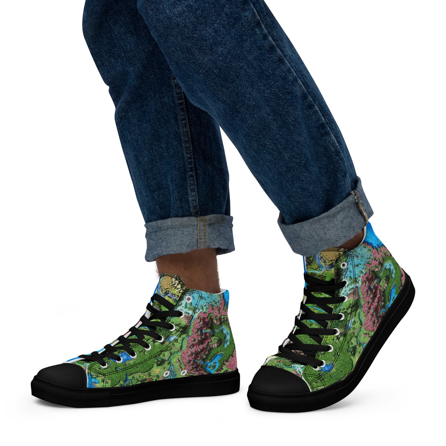 Taur'Syldor Wide High Top Canvas Shoes