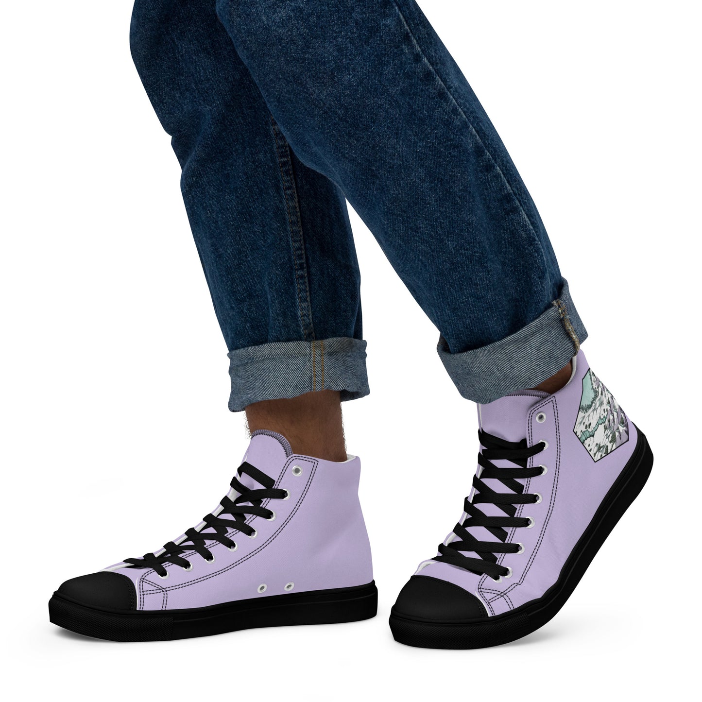 Winter's Edge Wide High Top Canvas Shoes