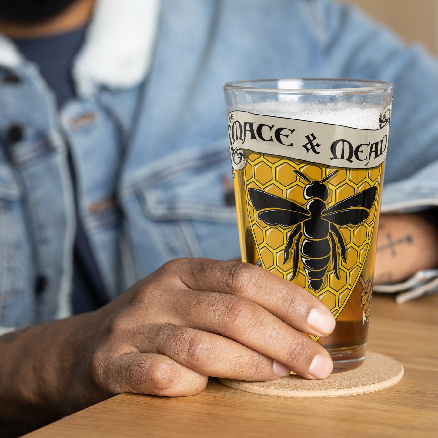 Mace & Mead Pint Glass