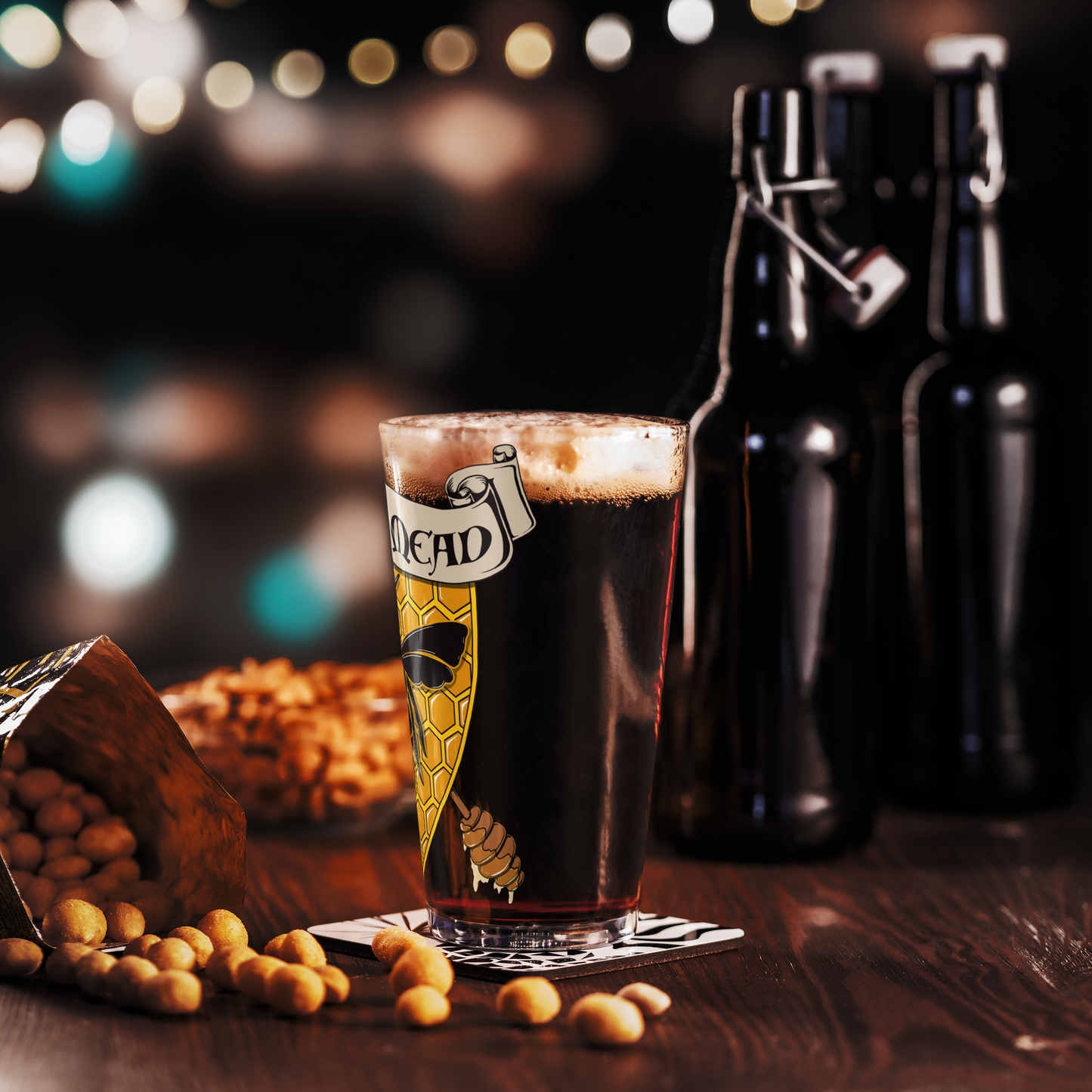 Mace & Mead Pint Glass