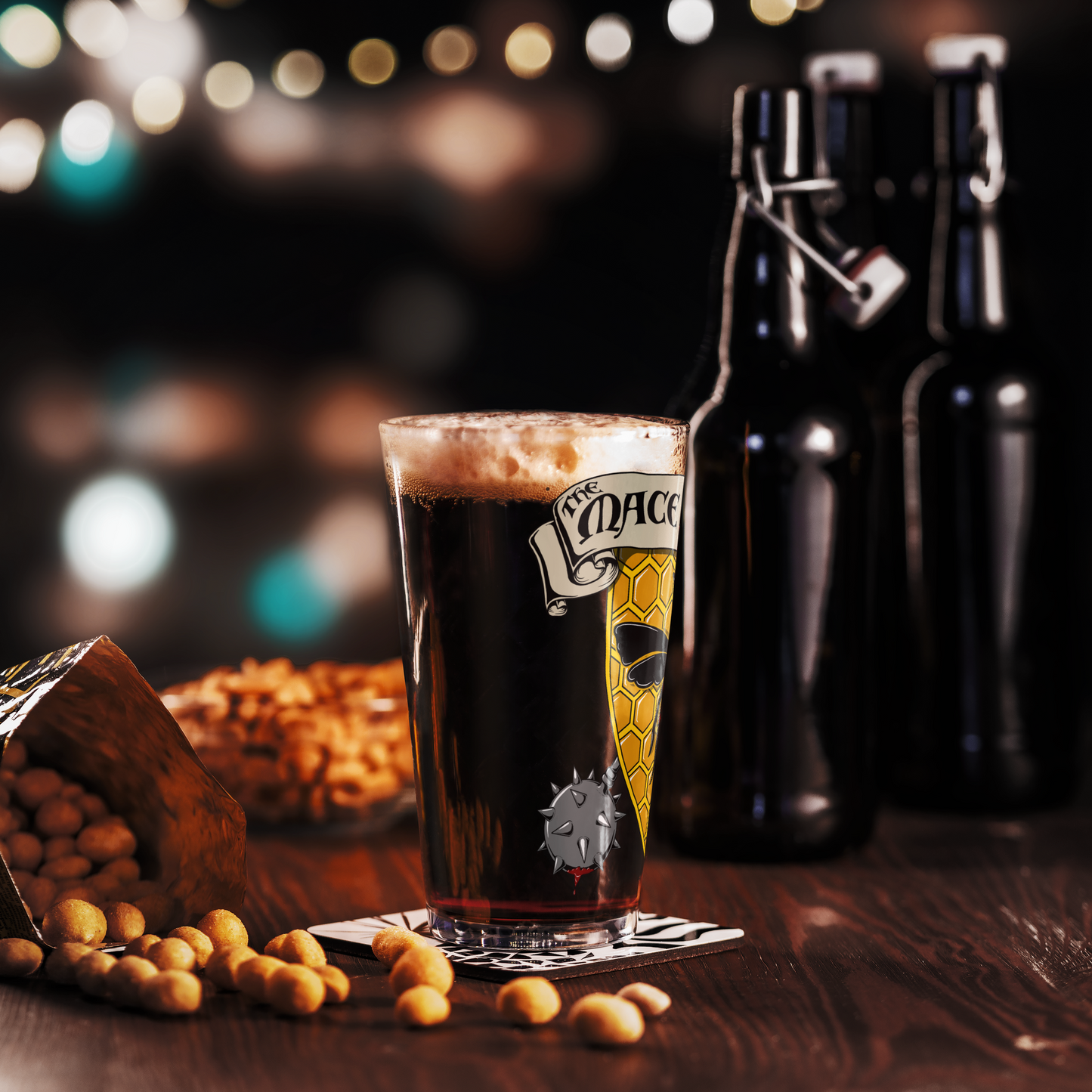 Mace & Mead Pint Glass