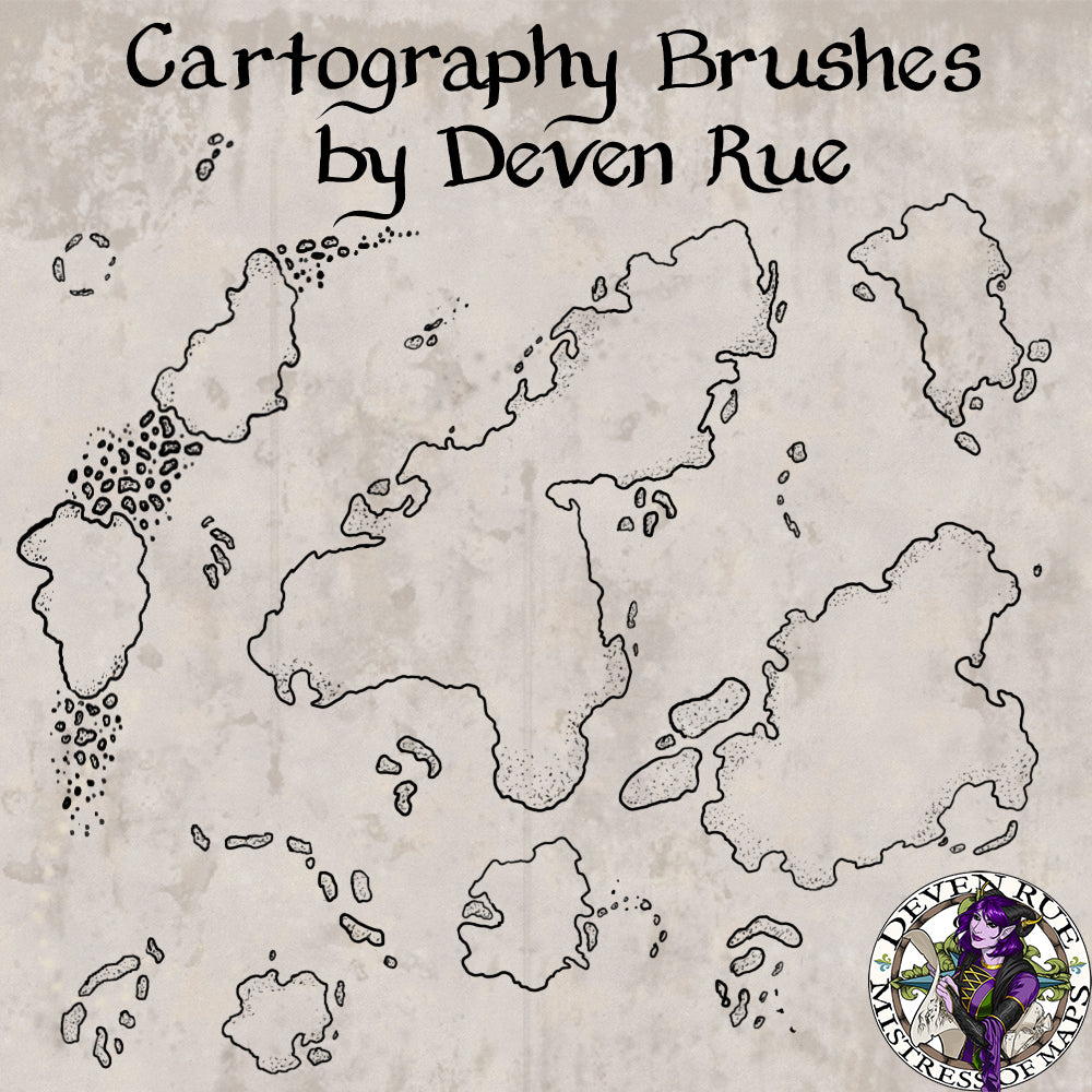 World & Regional Cartography Ultimate Brush Pack