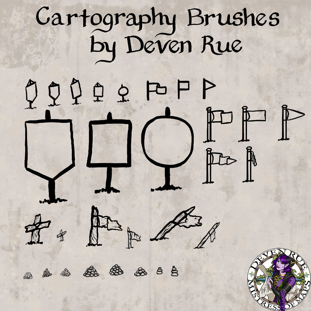 World & Regional Cartography Ultimate Brush Pack