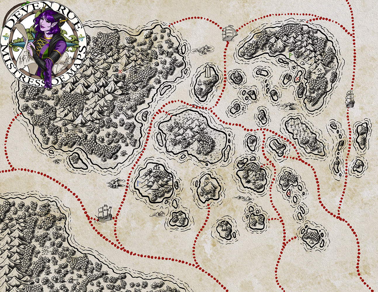 The Crystal Coast VTT Map Pack