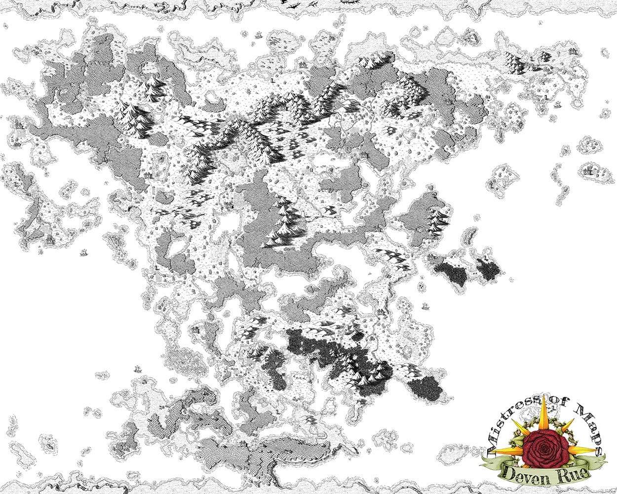 Dayeimbe Printed Map Prop Maps without text Deven Rue