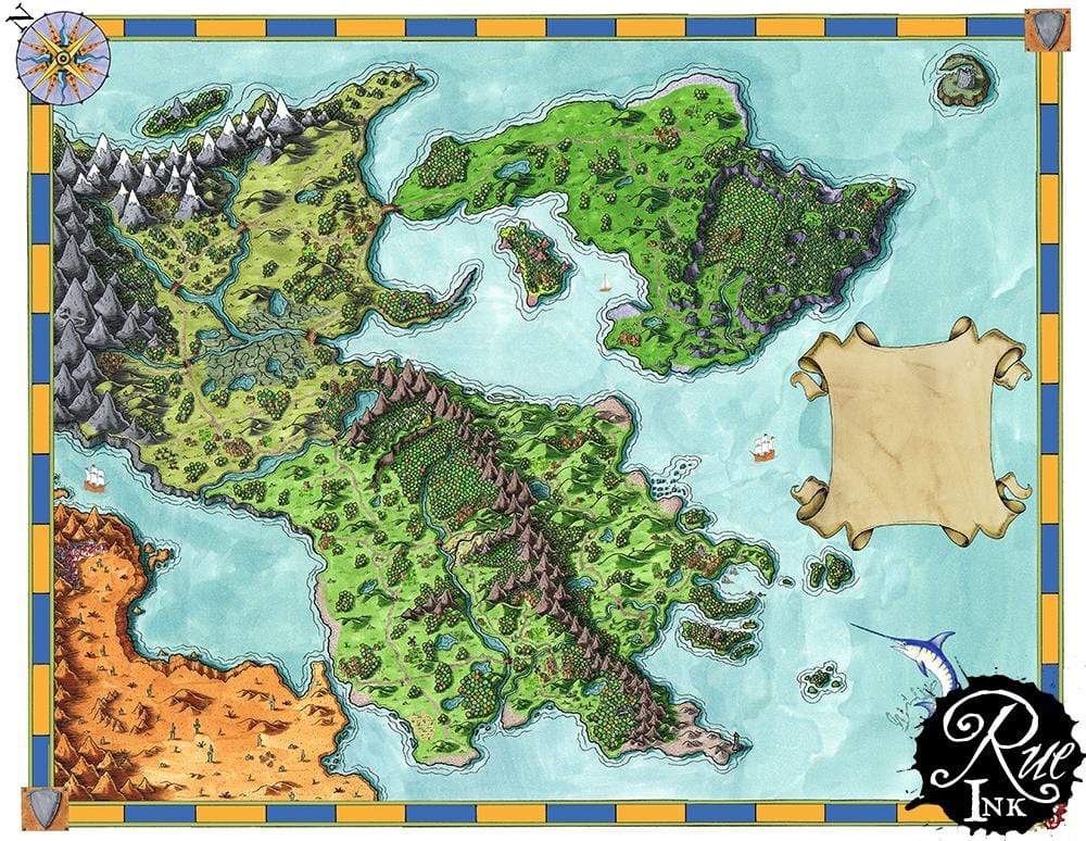 A preview of the color Euphoros map with no text.