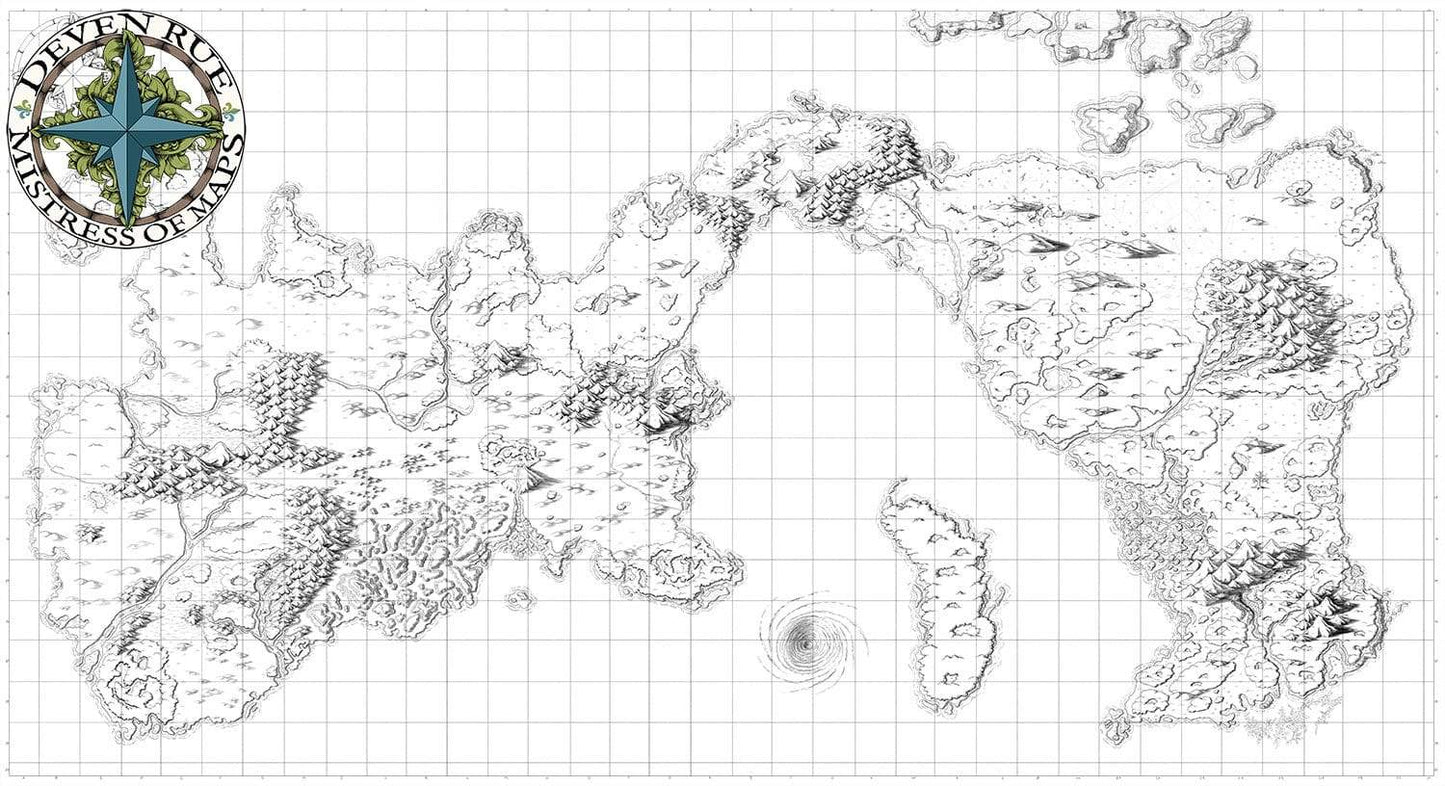Kroako Printed Map Prop Maps Without text Deven Rue