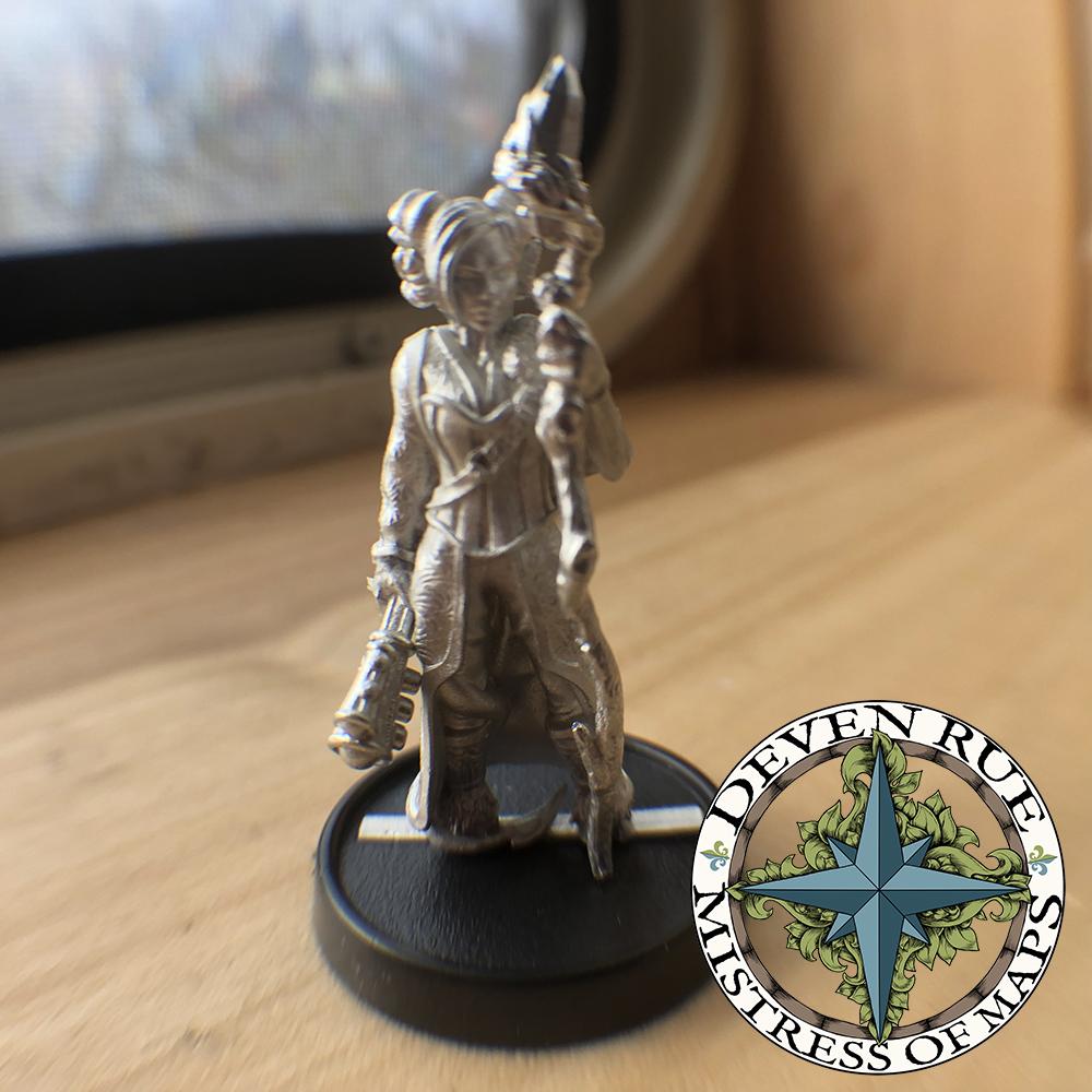 Rue the Cartographer Mini Gaming Accessories Deven Rue