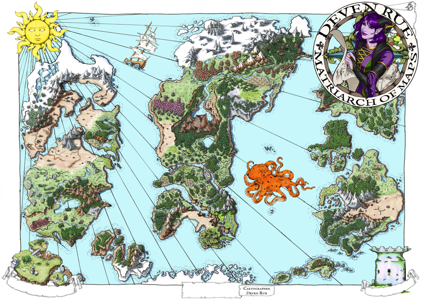 Kor'Treum World Map