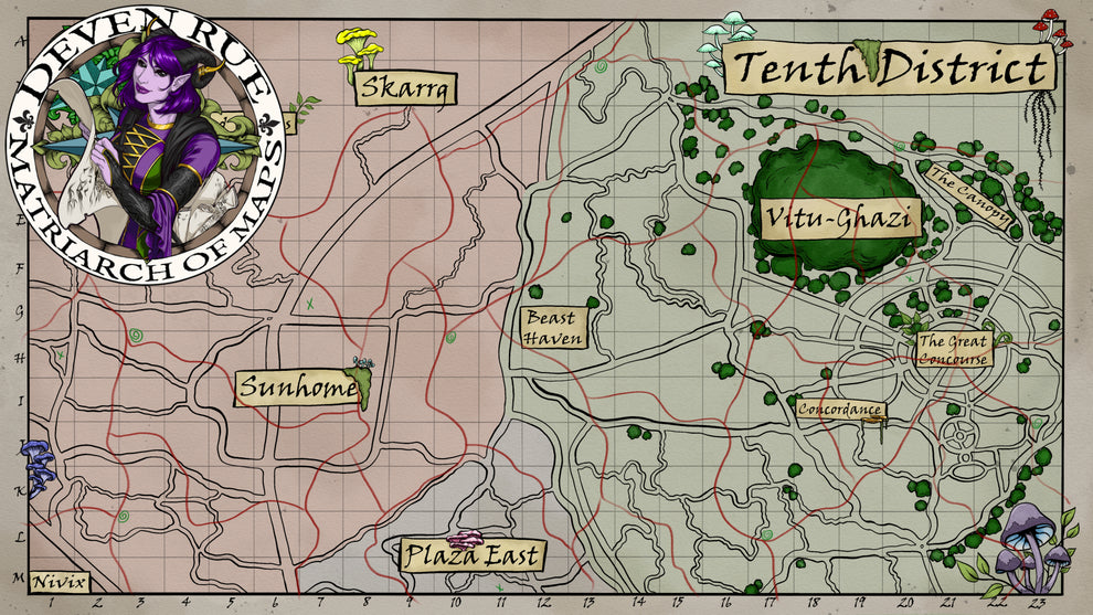 Tenth District Map – Deven Rue