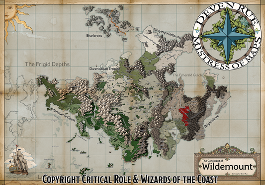 Explorer's Guide to Wildemount Map Pack