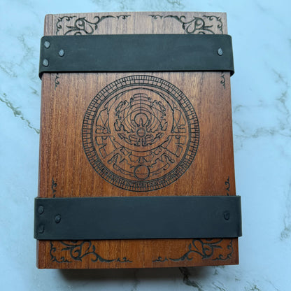 Astrolabe Dice Book Box - Cherry