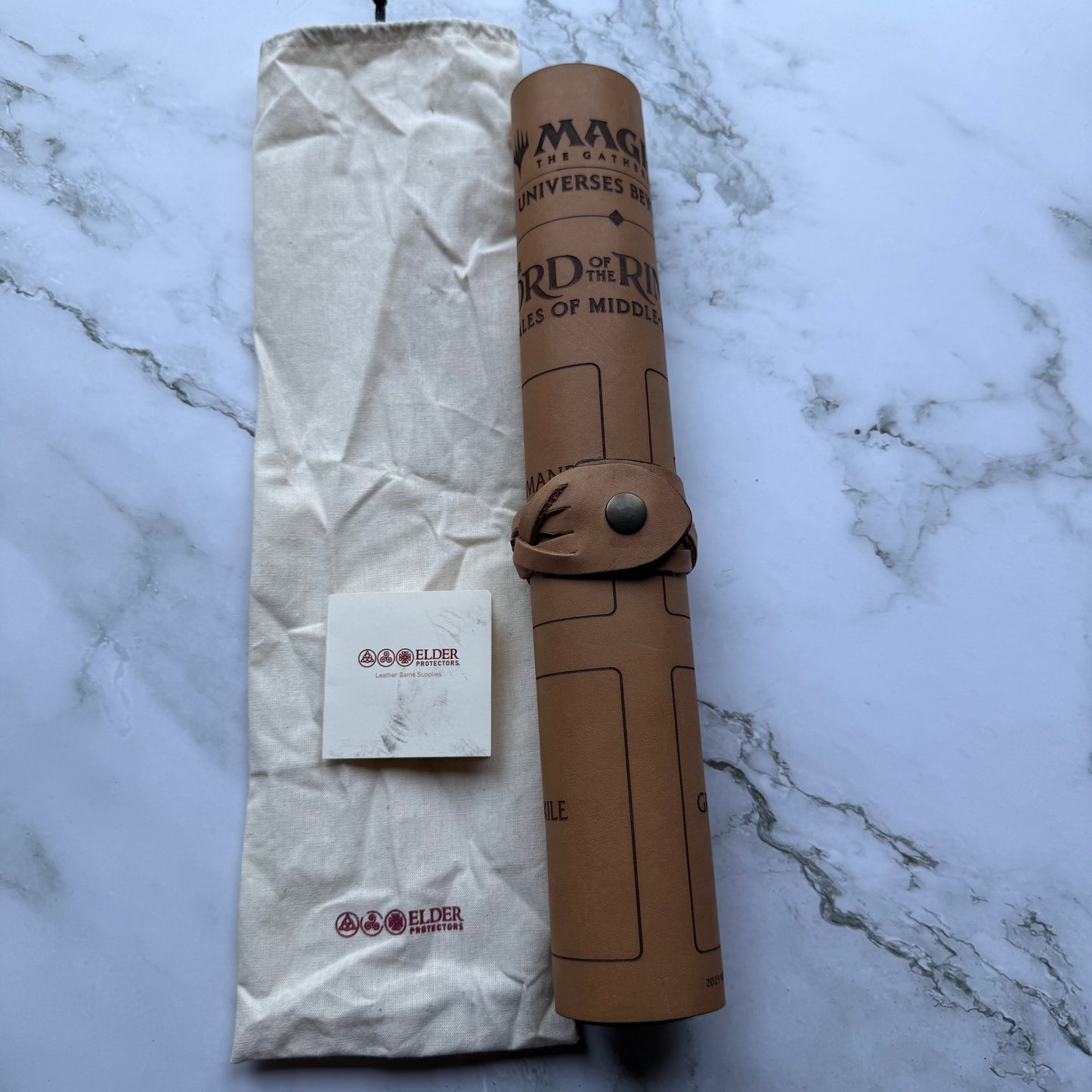 MtG LotR Leather Playing Mat Limited Edition