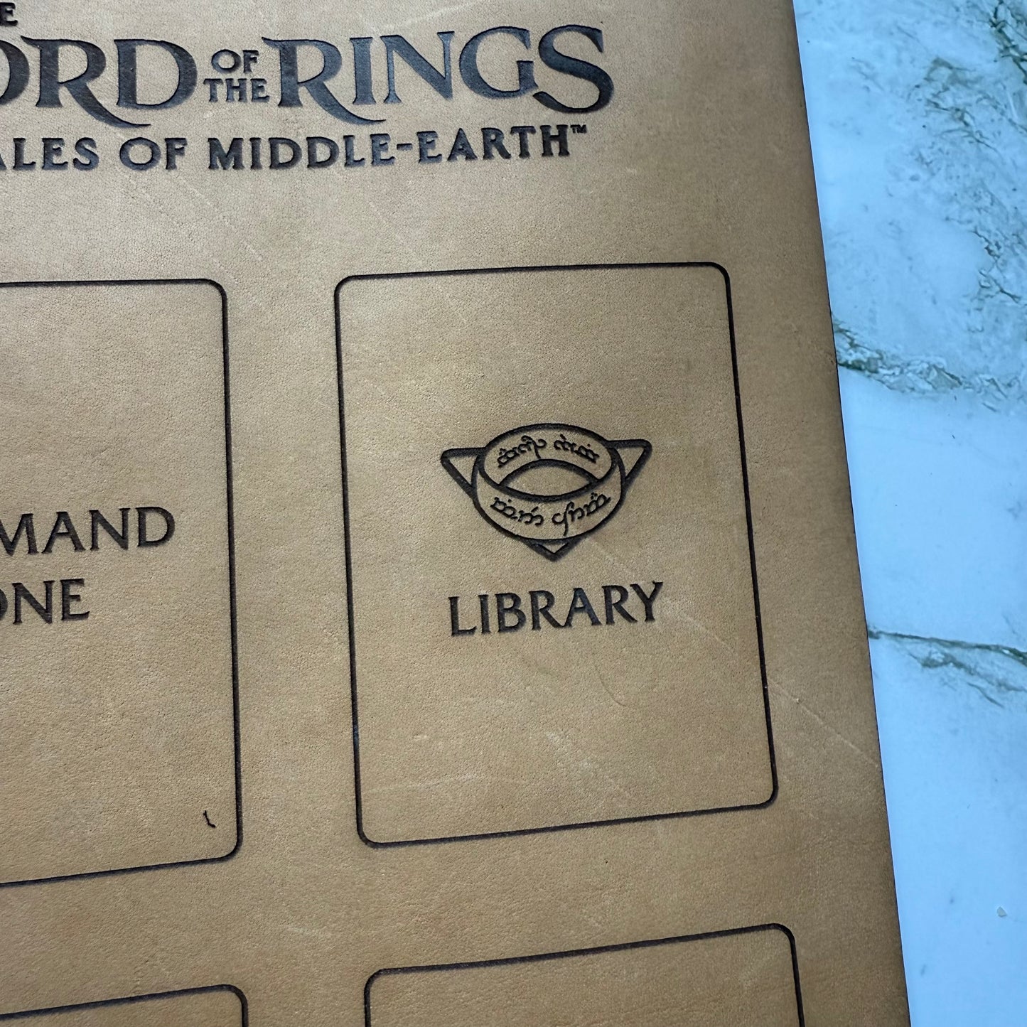 MtG LotR Leather Playing Mat Limited Edition