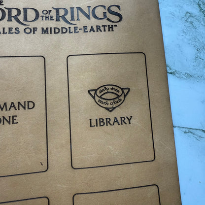 MtG LotR Leather Playing Mat Limited Edition