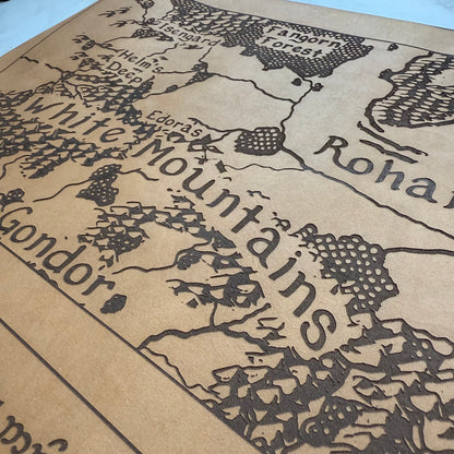 MtG LotR Leather Playing Mat Limited Edition