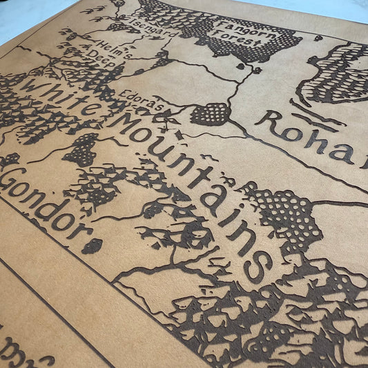 MtG LotR Leather Playing Mat Limited Edition