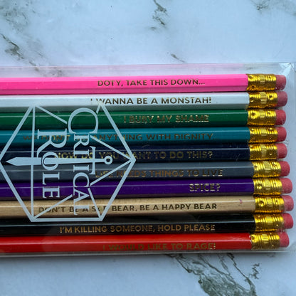 Critical Role VM Pencil Set