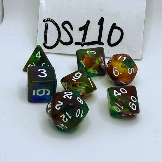 Dice Set - DS110 Rainbow