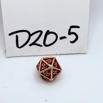 D20-5 D&D Swarovski Crystal Christmas D20