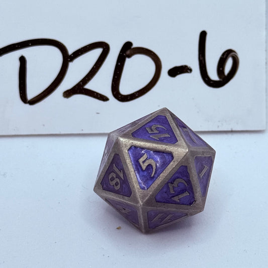 D20-6 Oversized Metal D20