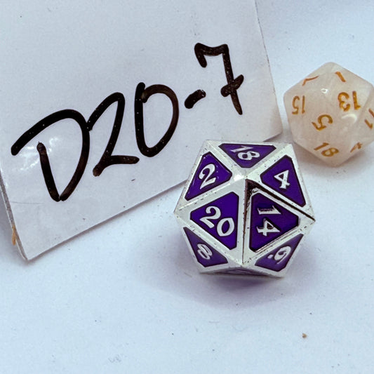 D20-7 Oversized Metal D20